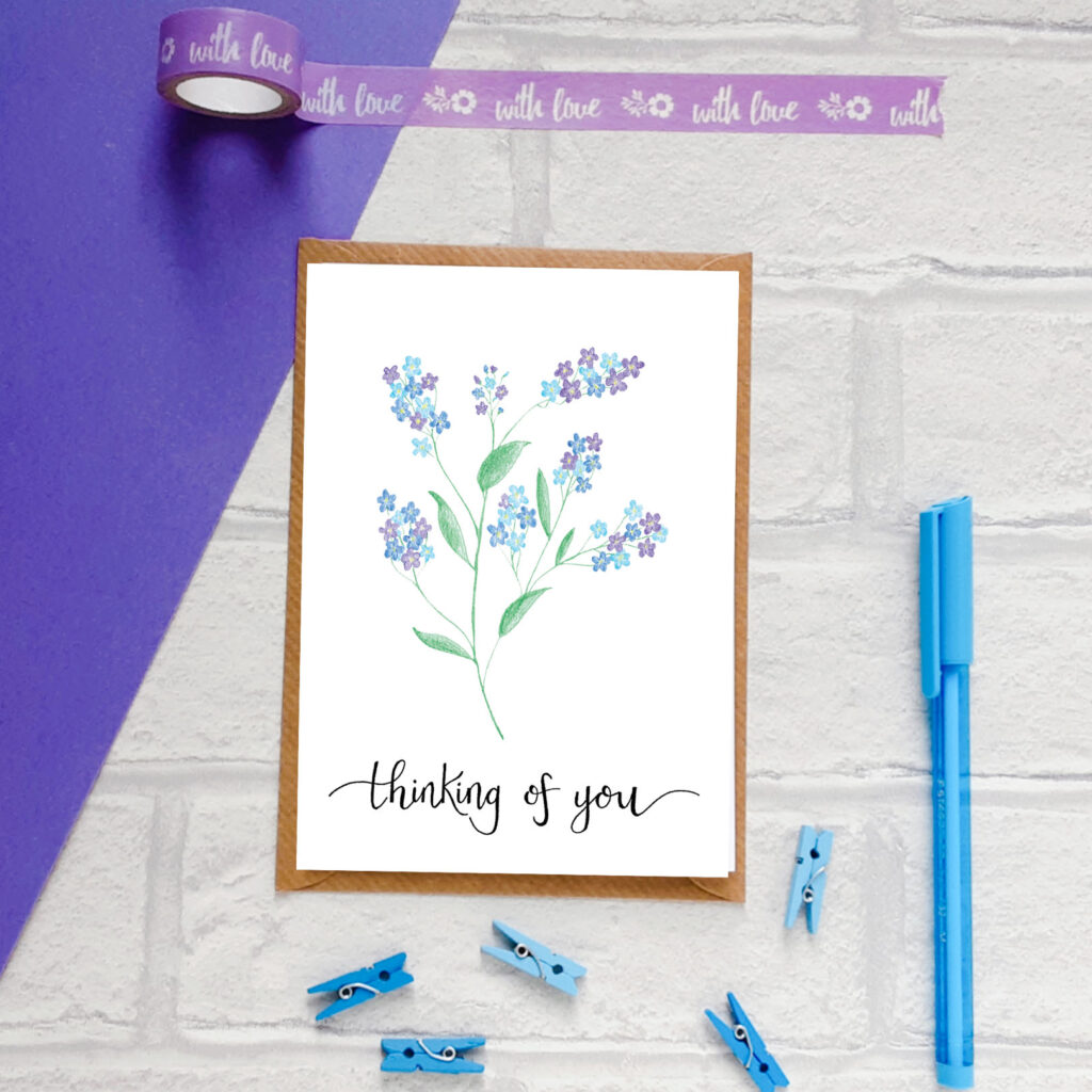 forget-me-not-card